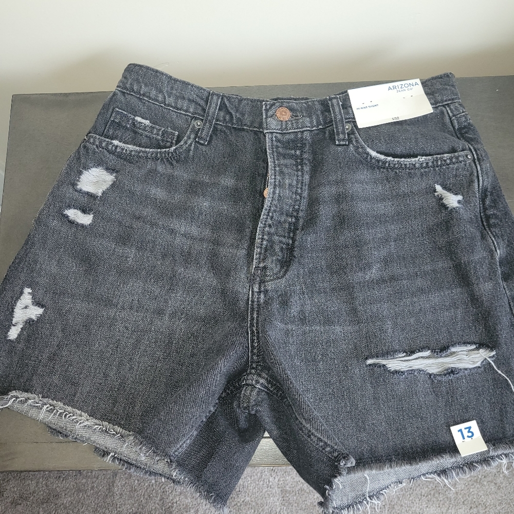 High rise shorts
